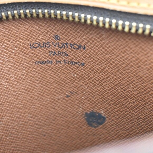 LOUIS VUITTON Logo Drouot Shoulder Bag Monogram Leather Brown - Picture 12 of 16
